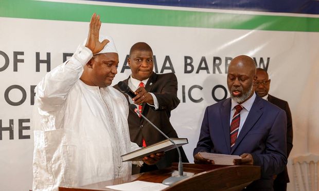 Gambia's new president tells country 'rule of fear' has ended