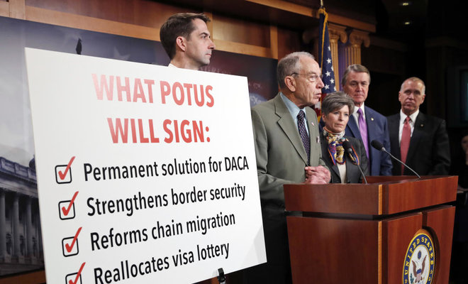 Bipartisan US immigration pact among several senate proposals